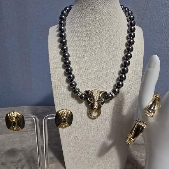 Kenneth Jay Lane Jewelry - KJL Kenneth Jay Lane for Avon Duchess of Windsor Necklace Bracelet Earri…
